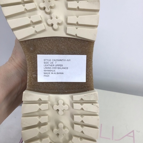 CALIA SAMIE Moc Toe Pull-On Style Suede Leather Boots NWT Tan Winter Size 7 - Picture 11 of 12